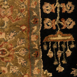Nawroz - Hand Tufted Wool Rug In  Black/Gold
