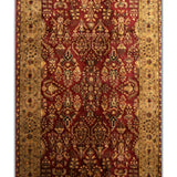 Rumi - Hand Tufted Wool Rug In Maroon/Gold