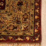 Rumi - Hand Tufted Wool Rug In Maroon/Gold