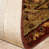 Rumi - Hand Tufted Wool Rug In Maroon/Gold