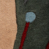 Chaharbahar - Hand Tufted Wool Rug In Sage Green/Beige