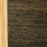 Tantrika - Hand Knotted Wool Rug in Black/Beige