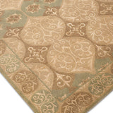 Zarafshan - Hand Knotted Wool Rug In Grey/Blue