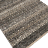 Rekha - Hand Knotted Wool Rug In Grey/White