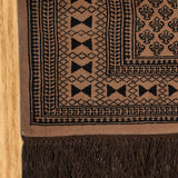 Tamkin - Hand Knotted Wool Rug In Beige/ Black