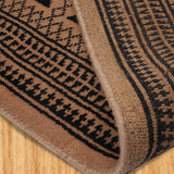 Tamkin - Hand Knotted Wool Rug In Beige/ Black