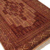 Kilimdar - Hand Knotted Wool Rug In Beige/ Brick Red