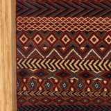 Tarkash - Hand Knotted Wool Rug In Maroon