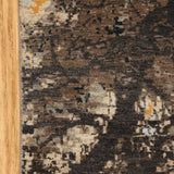 Tarangini - Hand Knotted Wool Rug in Dark Grey/Ivory