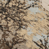 Tarangini - Hand Knotted Wool Rug in Dark Grey/Ivory