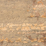 Naya-Daur - Hand Knotted Wool Rug in  Light Grey/Off White