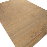 Naya-Daur - Hand Knotted Wool Rug in  Light Grey/Off White