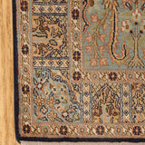 Zariya - Hand Tufted Wool Rug in  Navy Blue/Mushroom