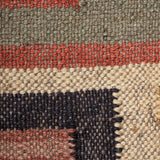 Sage - Hand Woven Jute Rug In Beige/Olive Green