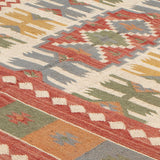 Farah - Hand Woven Jute Rug In Beige/Rust