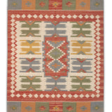 Farah - Hand Woven Jute Rug In Beige/Rust