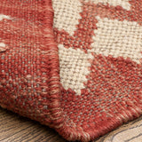 Farah - Hand Woven Jute Rug In Beige/Rust