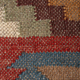 Jazba - Hand Woven Jute Rug In Red/Light Blue
