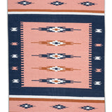 Yalda - Hand Woven Jute Rug In Peach/Blue