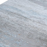 Mirage - Hand Knotted Wool Rug In  Light Grey/Blue