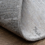 Mirage - Hand Knotted Wool Rug In  Light Grey/Blue