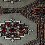 Masir-e Kamal - Knotted Wool Rug In Olive Green/Maroon
