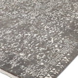 Avarin - Hand Knotted Wool Rug in Grey/White