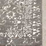 Avarin - Hand Knotted Wool Rug in Grey/White