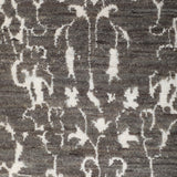 Avarin - Hand Knotted Wool Rug in Grey/White