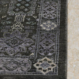 Vayra - Hand Knotted Wool Rug In Slate Grey
