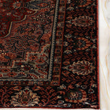 Tayoorah - Hand Knotted Wool Rug In Mustard/Navy Blue