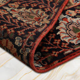 Tayoorah - Hand Knotted Wool Rug In Mustard/Navy Blue
