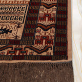 Yasmeen - Hand Knotted Wool Rug in Beige/Maroon