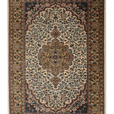 Tazvi - Hand Knotted Wool Rug in  Beige/Brown