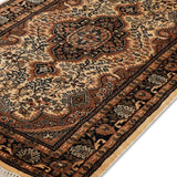 Kashvani - Hand Knotted Wool Rug In Mustard/Cream