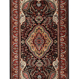 Tavira - Hand Knotted Wool Rug in Navy Blue/Cream
