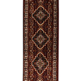 Rishara - Hand Knotted Wool Rug in Red/Cream