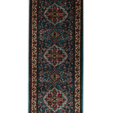 Kashavara - Hand Knotted Wool Rug in Turquoise Blue/Beige