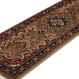 Marvora - Hand Knotted Wool Rug in Rust/Brown
