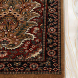 Marvora - Hand Knotted Wool Rug in Rust/Brown