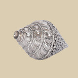 Sankha Nirvana - Sculpture in White Metal