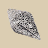 Sankha Nirvana - Sculpture in White Metal