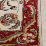 Zarina - Hand Tufted Wool Rug In Cream/Red