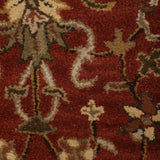 Roshanara - Hand Tufted Wool Rug in Rust/Sage Green