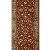 Roshanara - Hand Tufted Wool Rug in Rust/Sage Green