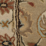Farahan - Hand Tufted Wool Rug In  Beige/Mushroom