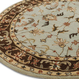 Nilofer - Hand Tufted Wool Rug In Sage Green/Brown