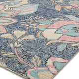 Elnaz - Hand tufted Wool Rug In Blue/Cream