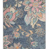 Elnaz - Hand tufted Wool Rug In Blue/Cream