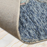 Elnaz - Hand tufted Wool Rug In Blue/Cream